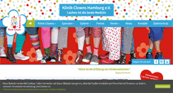 Desktop Screenshot of klinik-clowns-hamburg.de